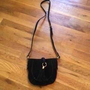 Lauren by Ralph Lauren Suede Crossbody Bag